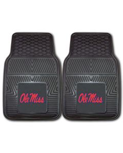 Fanmats ® - Pair of University of Mississippi (Ole Miss) Universal Vinyl Front Floor Mats (11778)