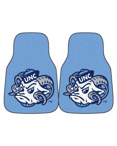 Fanmats University of North Carolina Chapel Hill Universal Carpet Front Floor Mats, Flat Image