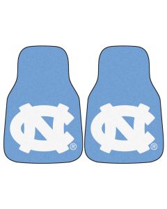 Fanmats University of North Carolina Chapel Hill Universal Carpet Front Floor Mats, Flat Image