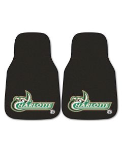 Fanmats University of North Carolina Charlotte Universal Carpet Front Floor Mats, Flat Image