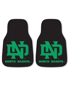 Fanmats ® - Pair of University of North Dakota Universal Carpet Front Floor Mats (7169)