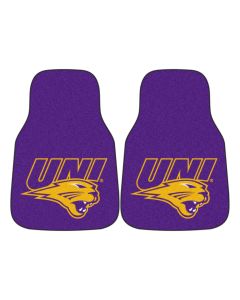 Fanmats ® - Pair of University of Northern Iowa Universal Carpet Front Floor Mats (5472)
