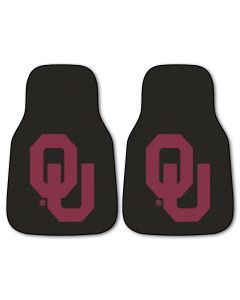 Fanmats ® - Pair of University of Oklahoma Universal Carpet Front Floor Mats (5473)