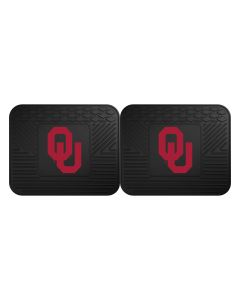 Fanmats ® - Pair of University of Oklahoma Universal Vinyl Utility Rear Floor Mats (12294)