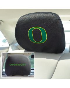 Fanmats ® - Pair of University of Oregon Universal Headrest Covers (14772)