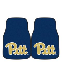 Fanmats ® - Pair of University of Pittsburgh Universal Carpet Front Floor Mats (5475)