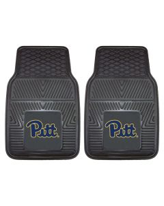 Fanmats ® - Pair of University of Pittsburgh Universal Vinyl Front Floor Mats (12796)