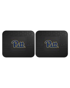 Fanmats ® - Pair of University of Pittsburgh Universal Vinyl Utility Rear Floor Mats (13225)