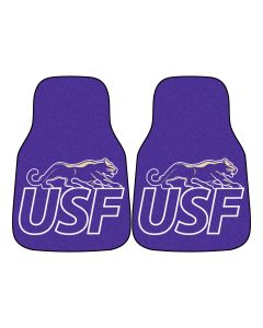 Fanmats ® - Pair of University of Sioux Falls Universal Carpet Front Floor Mats (13869)