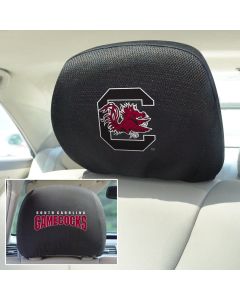 Fanmats ® - Pair of University of South Carolina Universal Headrest Covers (12593)