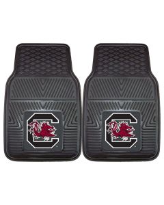 Fanmats ® - Pair of University of South Carolina Universal Vinyl Front Floor Mats (8779)