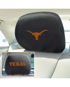 Fanmats ® - Pair of University of Texas Universal Headrest Covers (12599)