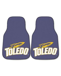 Fanmats ® - Pair of University of Toledo Universal Carpet Front Floor Mats (5486)
