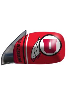 Fanmats ® - Pair of University of Utah Small Side Mirror Covers (12076)