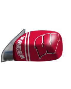 Fanmats ® - Pair of University of Wisconsin Small Side Mirror Covers (12027)