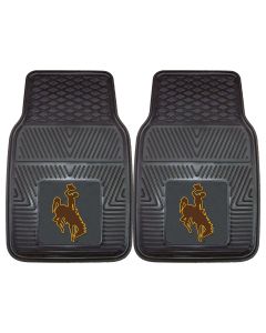Fanmats ® - Pair of University of Wyoming Universal Vinyl Front Floor Mats (12921)