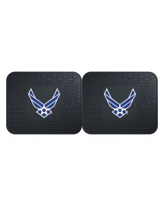Fanmats ® - Pair of US Air Force Universal Vinyl Utility Rear Floor Mats (16945)