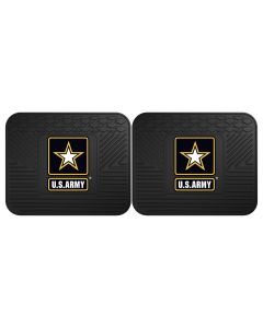 Fanmats ® - Pair of US Army Universal Vinyl Utility Rear Floor Mats (16946)