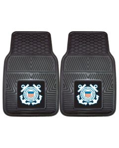 Fanmats ® - Pair of US Coast Guard Universal Vinyl Front Floor Mats (11047)