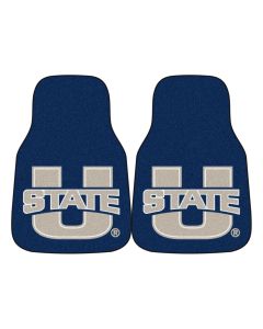 Fanmats ® - Pair of Utah State University Universal Carpet Front Floor Mats (5503)