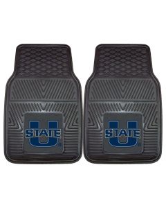 Fanmats ® - Pair of Utah State University Universal Vinyl Front Floor Mats (11844)