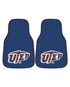 Fanmats ® - Pair of UTEP Universal Carpet Front Floor Mats (8818)