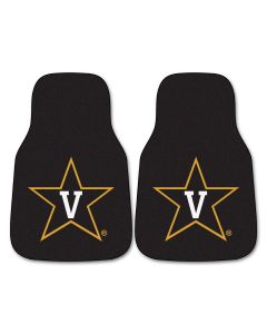 Fanmats ® - Pair of Vanderbilt University Universal Carpet Front Floor Mats (5505)