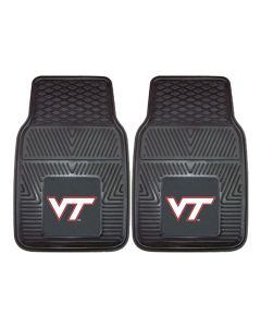 Fanmats ® - Pair of Virginia Tech Universal Vinyl Front Floor Mats (8766)