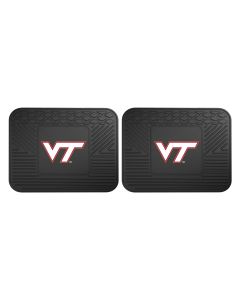 Fanmats ® - Pair of Virginia Tech Universal Vinyl Utility Rear Floor Mats (12393)