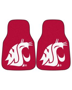 Fanmats ® - Pair of Washington State University Universal Carpet Front Floor Mats (5509)
