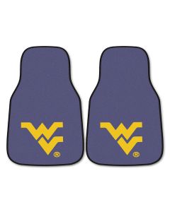 Fanmats ® - Pair of West Virginia University Universal Carpet Front Floor Mats (5511)