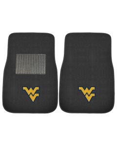 Fanmats ® - Pair of West Virginia University Universal Embroidered Front Floor Mats (10303)