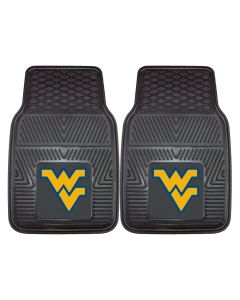 Fanmats ® - Pair of West Virginia University Universal Vinyl Front Floor Mats (8924)
