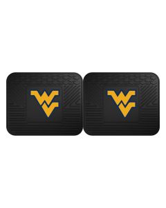 Fanmats ® - Pair of West Virginia University Universal Vinyl Utility Rear Floor Mats (12424)
