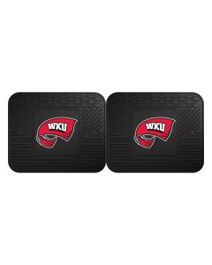 Fanmats ® - Pair of Western Kentucky University Universal Vinyl Utility Rear Floor Mats (13230)