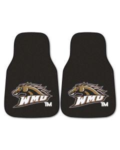 Fanmats ® - Pair of Western Michigan University Universal Carpet Front Floor Mats (5515)