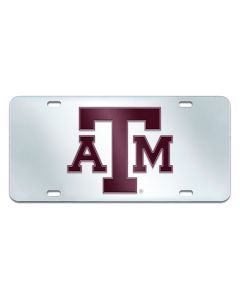 Fanmats ® - Texas A&M University Mirrored Inlaid Acrylic License Plate (15102)