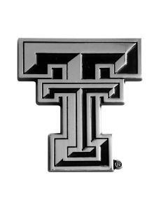 Fanmats ® - Texas Tech University 3D Chrome Emblem (14899)