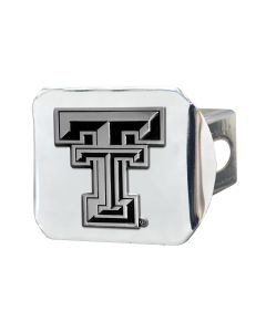 Fanmats ® - Texas Tech University Chromed Metal Hitch Cover (15100)