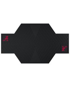 Fanmats ® - University of Alabama Heavy Duty Rubber Motorcycle Mat (15208)