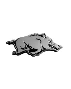 Fanmats ® - University of Arkansas 3D Chrome Emblem (14809)