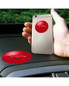 Fanmats ® - University of Arkansas Dashboard Phone Grips (11220)