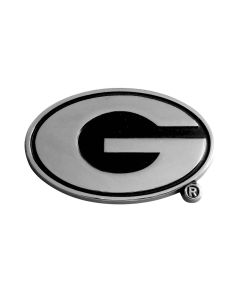 Fanmats ® - University of Georgia 3D Chrome Emblem (14815)
