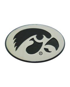 Fanmats ® - University of Iowa 3D Chrome Emblem (14905)