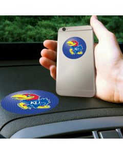 Fanmats ® - University of Kansas Dashboard Phone Grips (11229)