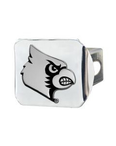 Fanmats ® - University of Louisville Chromed Metal Hitch Cover (14993)