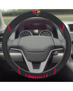 Fanmats University of Louisville universal steering wheel cover, In-Situation