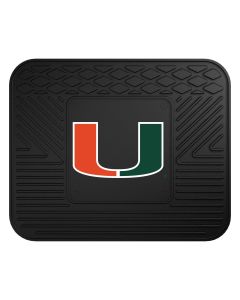 Fanmats ® - University of Miami Universal Vinyl Utility Rear Floor Mat (10077)
