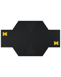 Fanmats ® - University of Michigan Heavy Duty Rubber Motorcycle Mat (15215)