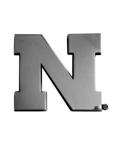 Fanmats ® - University of Nebraska 3D Chrome Emblem (14920)